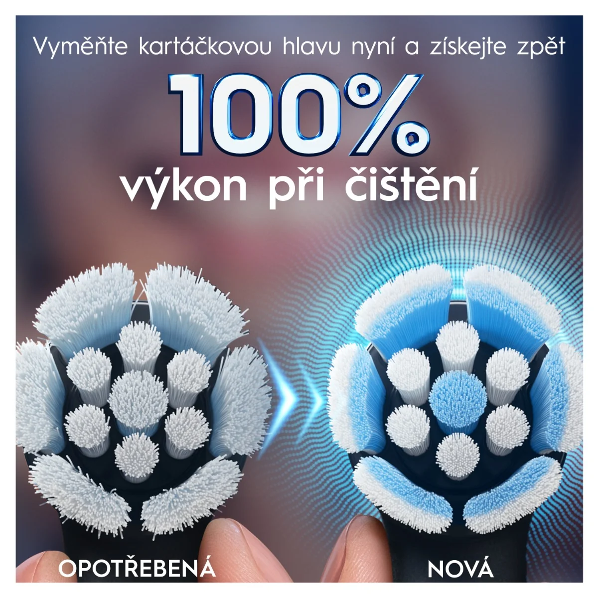 Oral-B iO Series Gentle Care kartáčkové hlavy 4 ks černé