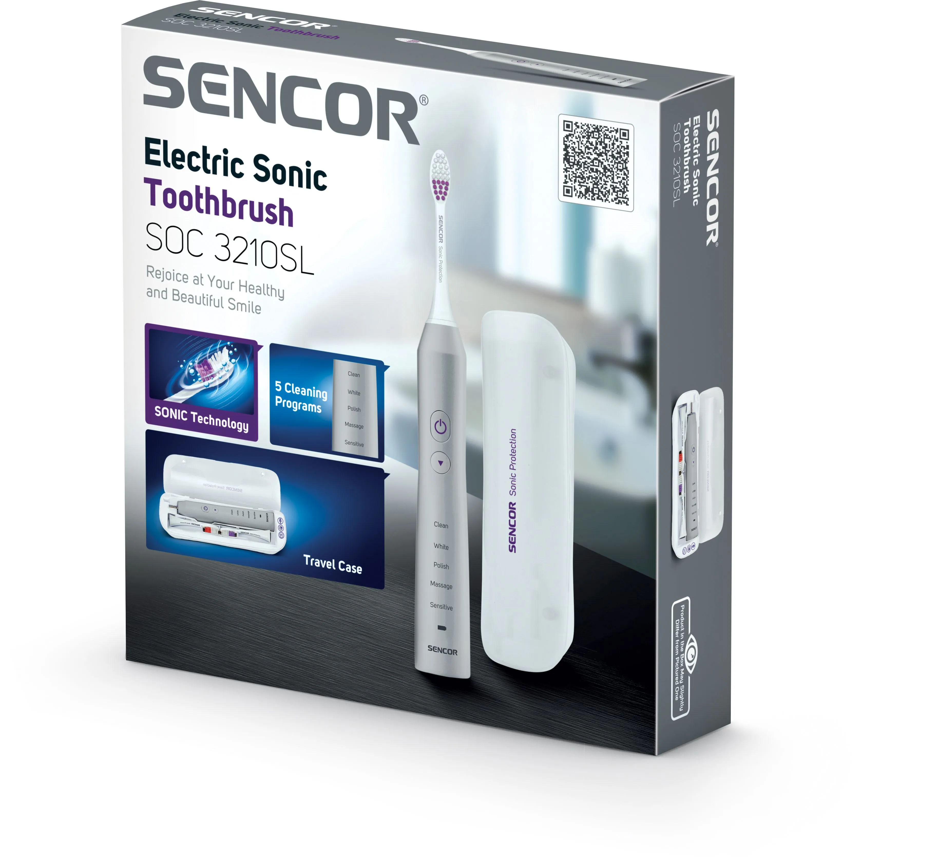 SENCOR SOC 3210SL eletrický zubní kartáček