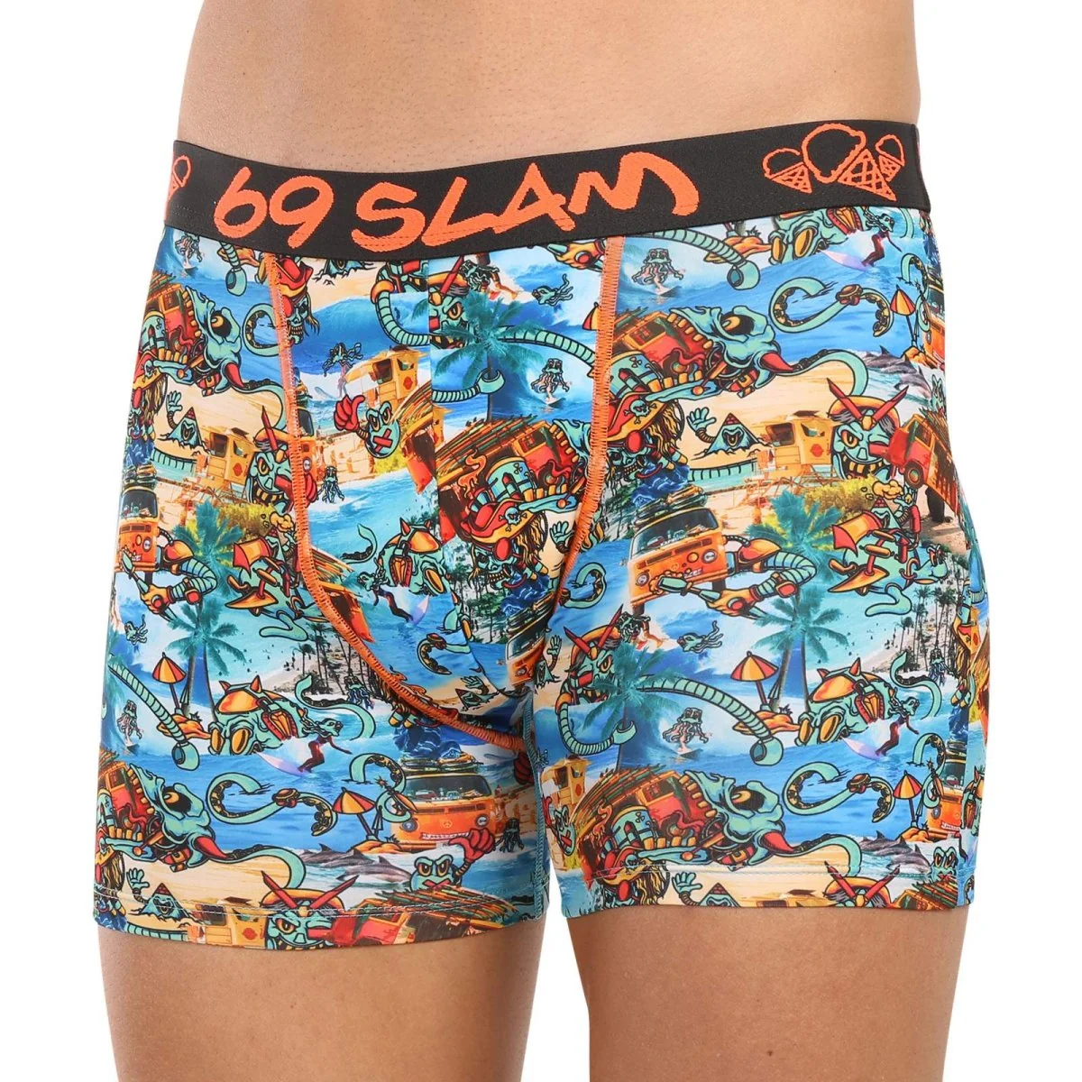 69SLAM Pánské boxerky fit beach bugger dylan (MBYBHG-PO) M