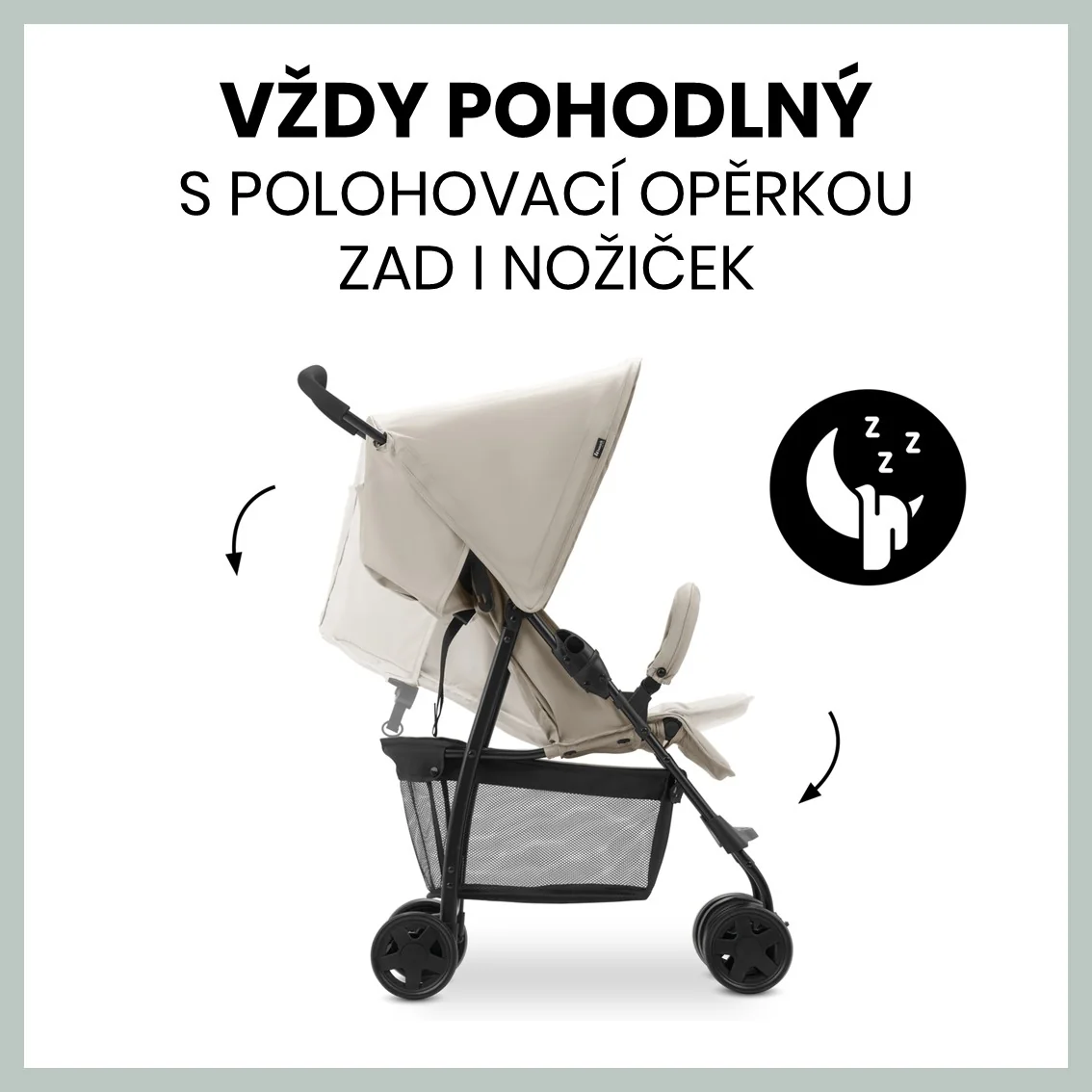 Hauck Sporťák Sport Beige