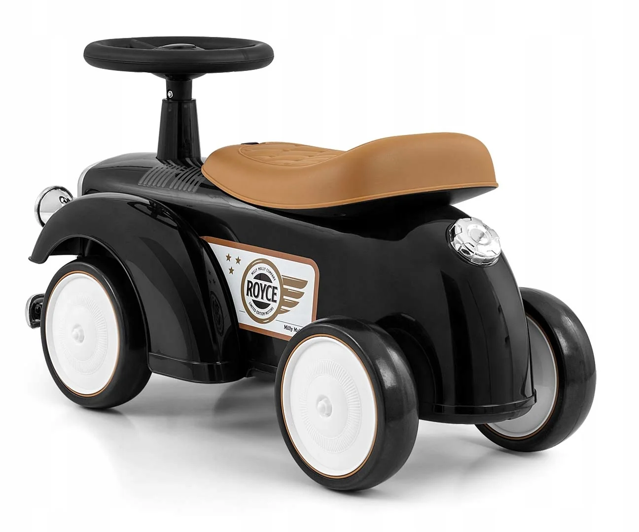 Milly Mally Jezdítko, odrážedlo retro Royce , black