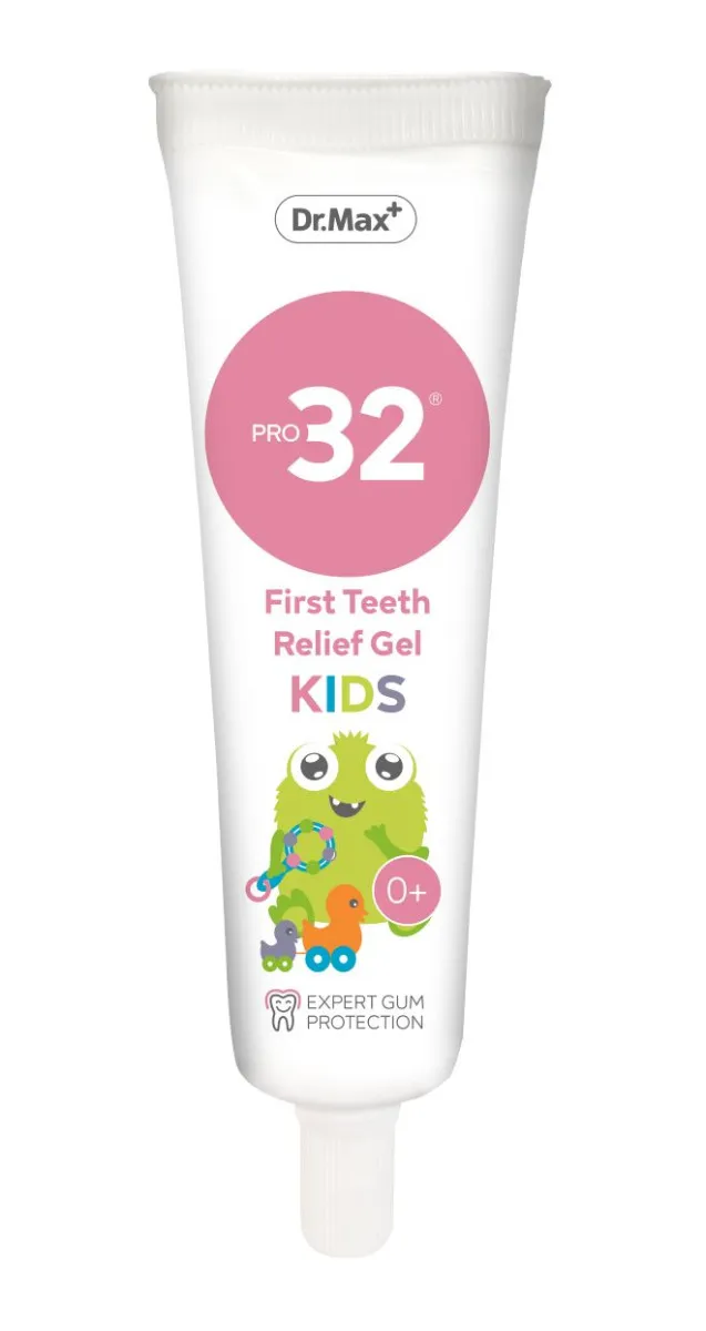 Dr. Max PRO32 First Teeth Relief Gel gel na prořezávání zoubků 30 ml