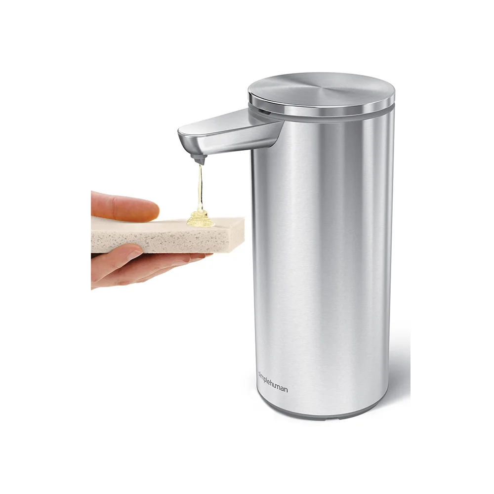 Simplehuman Bezdotykový dávkovač mýdla dobíjecí 414 ml nerez ocel