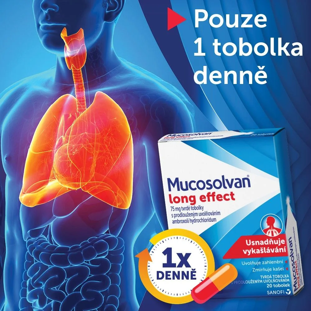 Mucosolvan Long Effect 75 mg 20 tobolek 