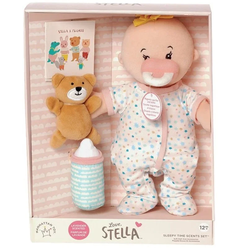 Manhattan Toy love, Stella látková panenka + sada na dobrou noc