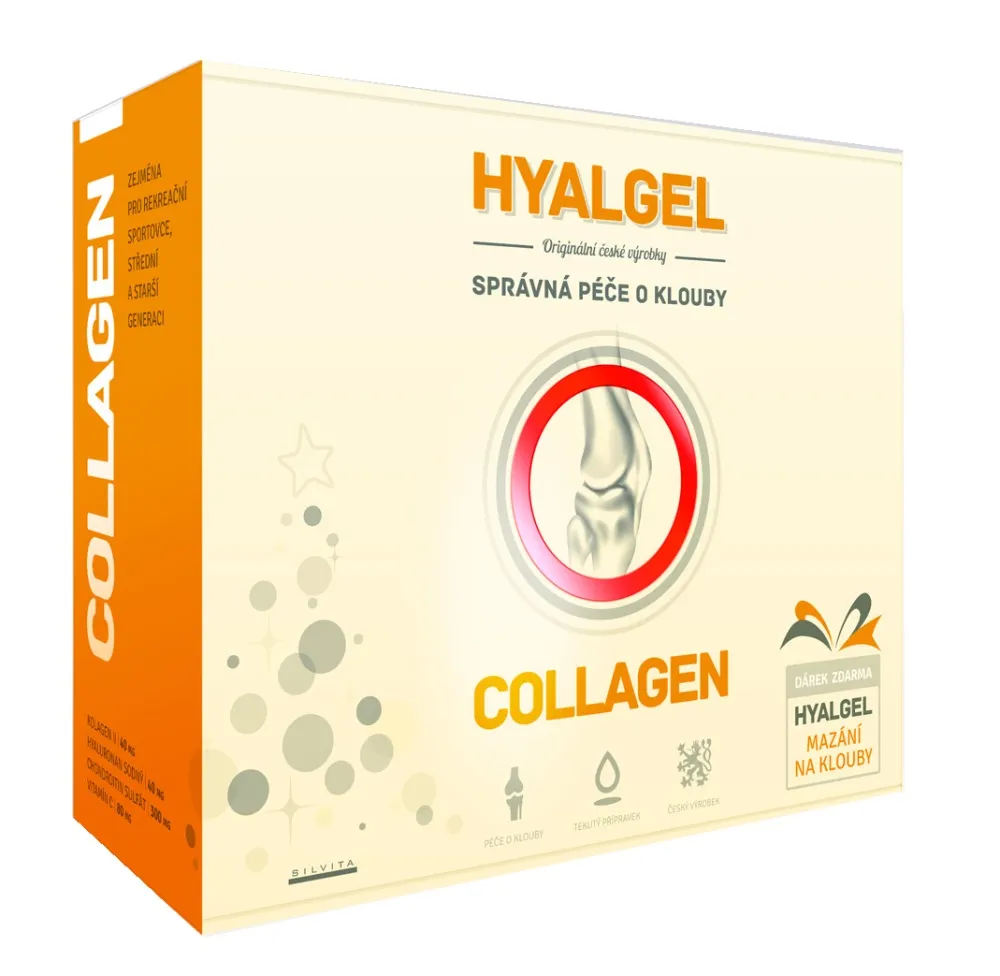 Hyalgel Collagen vánoční balení (2x500ml + dárek)