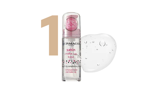 Krok 1: Satin vyhlazující báze pod make-up