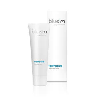 BlueM Zubní pasta bez fluoridu 75 ml