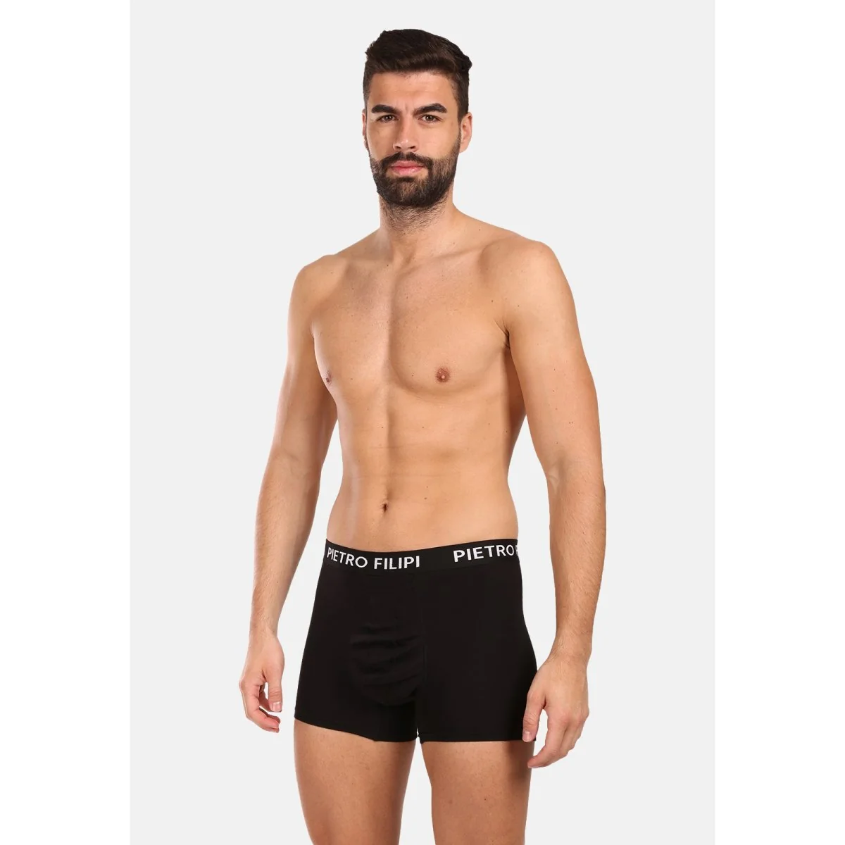 Pietro Filipi 2PACK pánské boxerky balls holder černé (2BCL002) XL