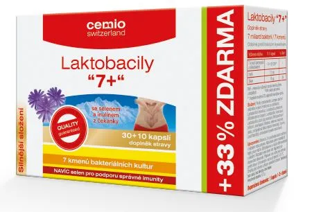 Cemio Laktobacily 7+ 30+10 kapslí