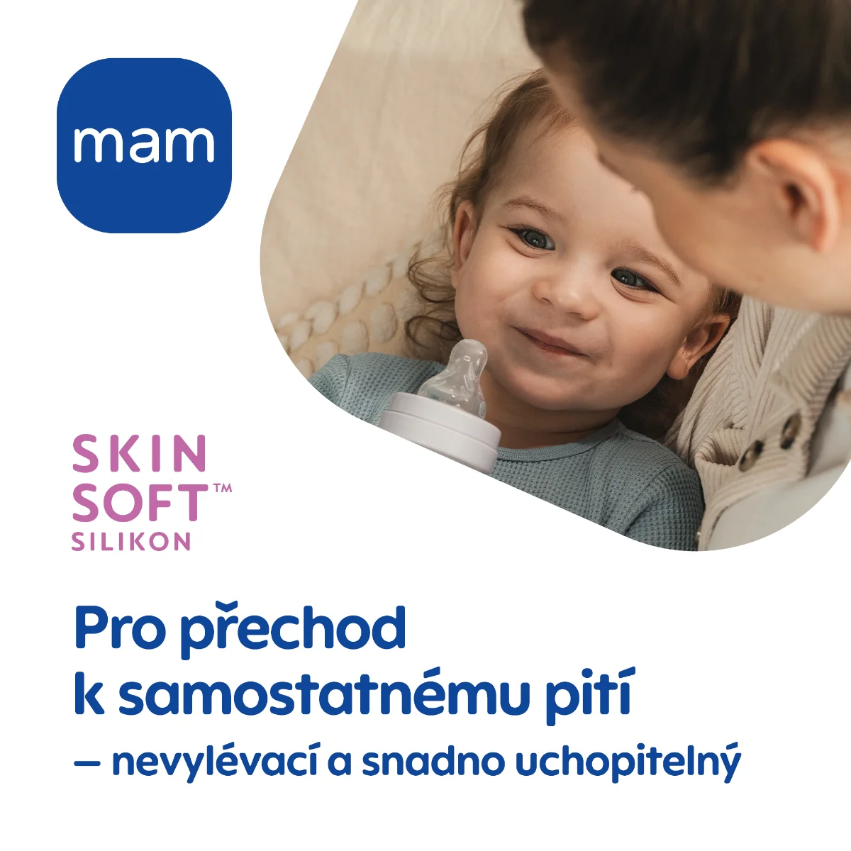 MAM Hrnek Trainer+ Night 4m+ 220 ml 1 ks fialový