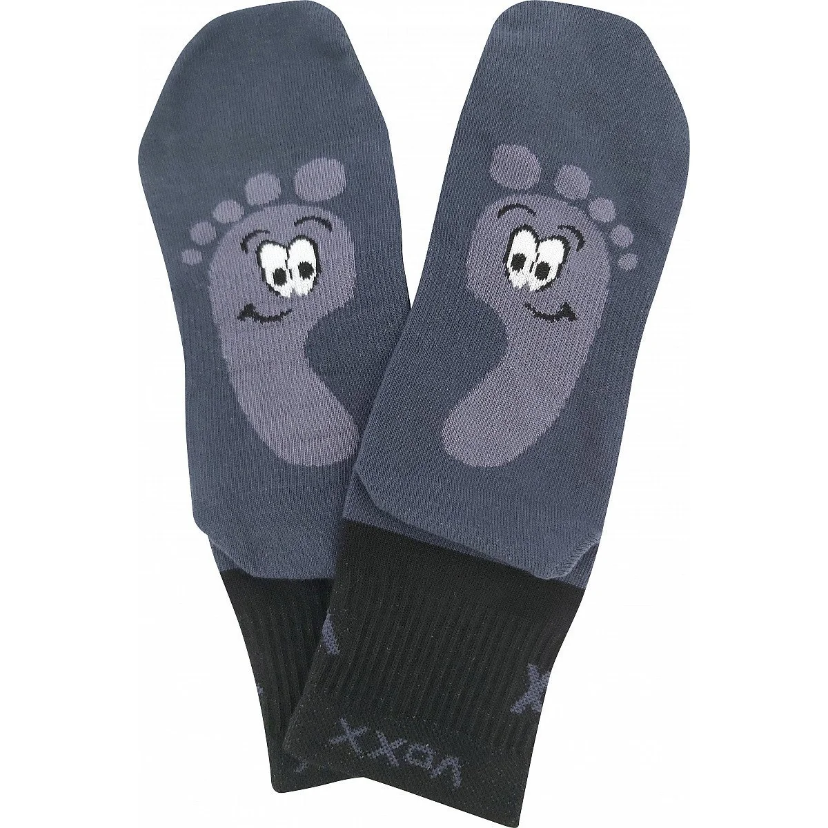 VoXX 3PACK ponožky tmavě šedé (Barefootan-darkgrey) S