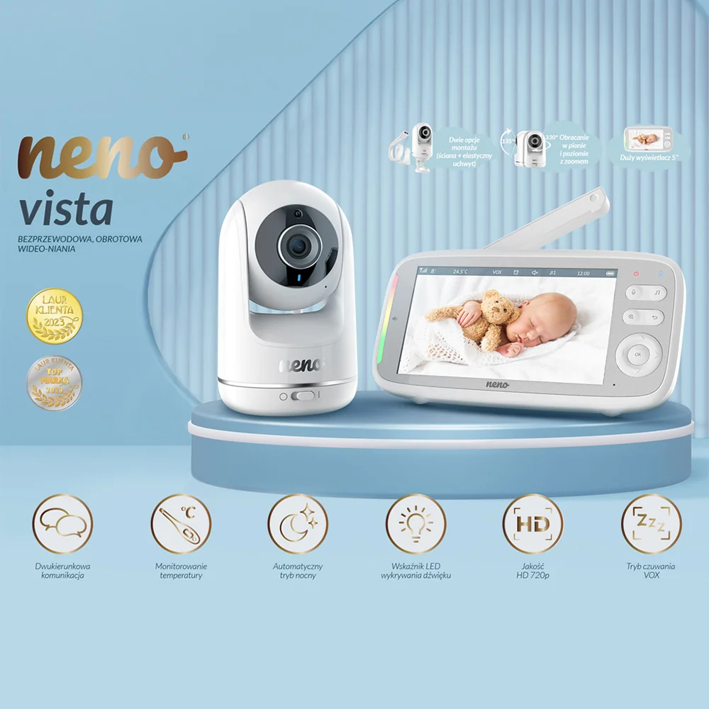 NENO Vista Digitální dětská videochůvička