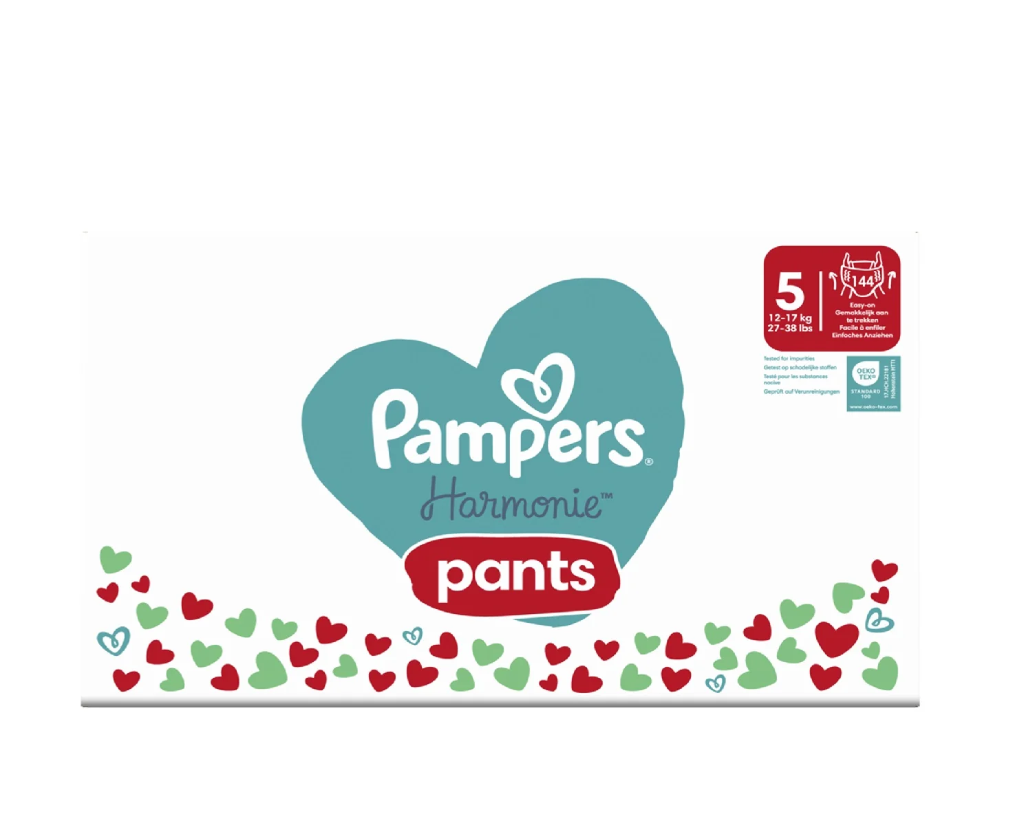 Pampers Harmonie vel. 5 12–17 kg kalhotkové plenky 144 ks