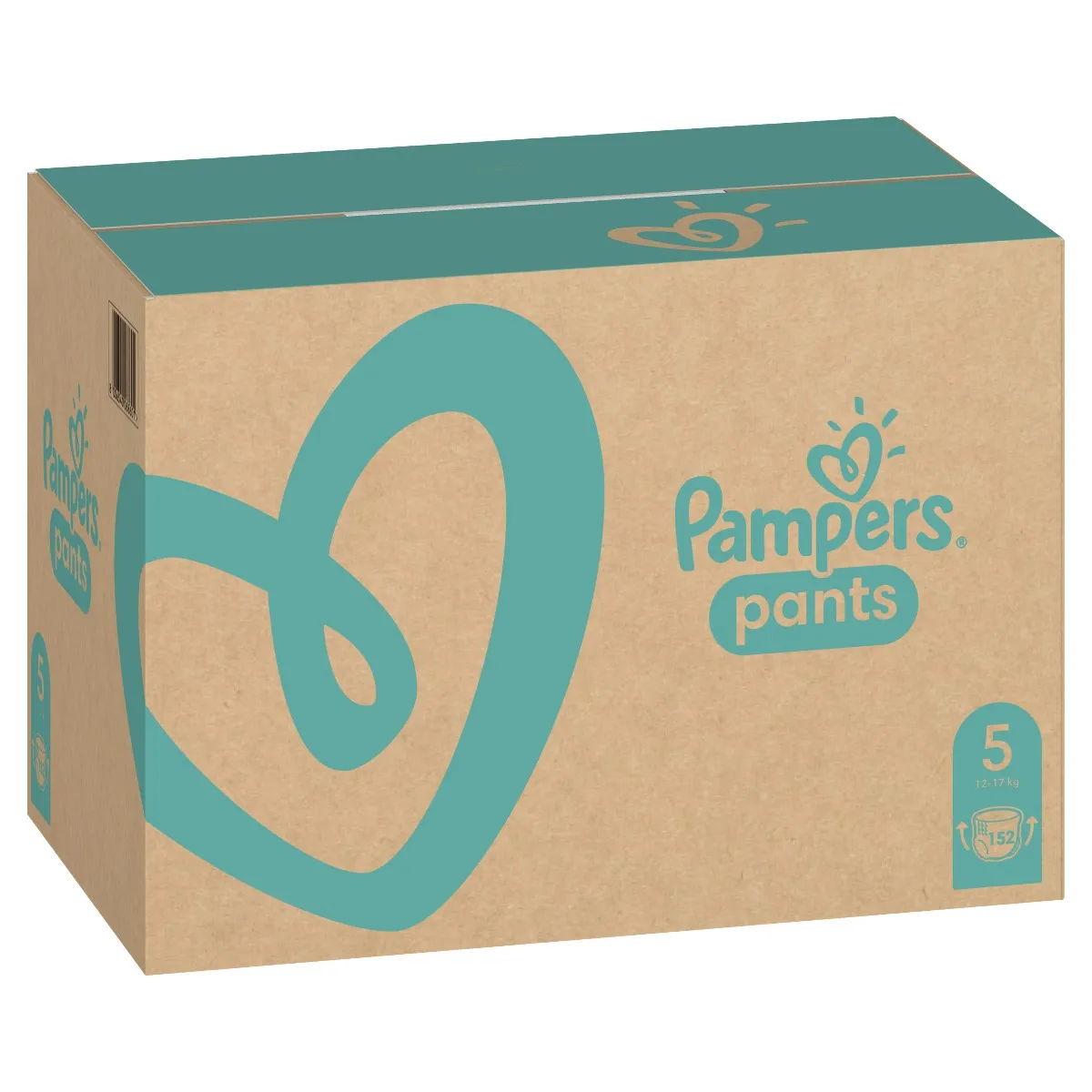 Pampers Pants vel. 5 Monthly Pack 12-17 kg plenkové kalhotky 152 ks