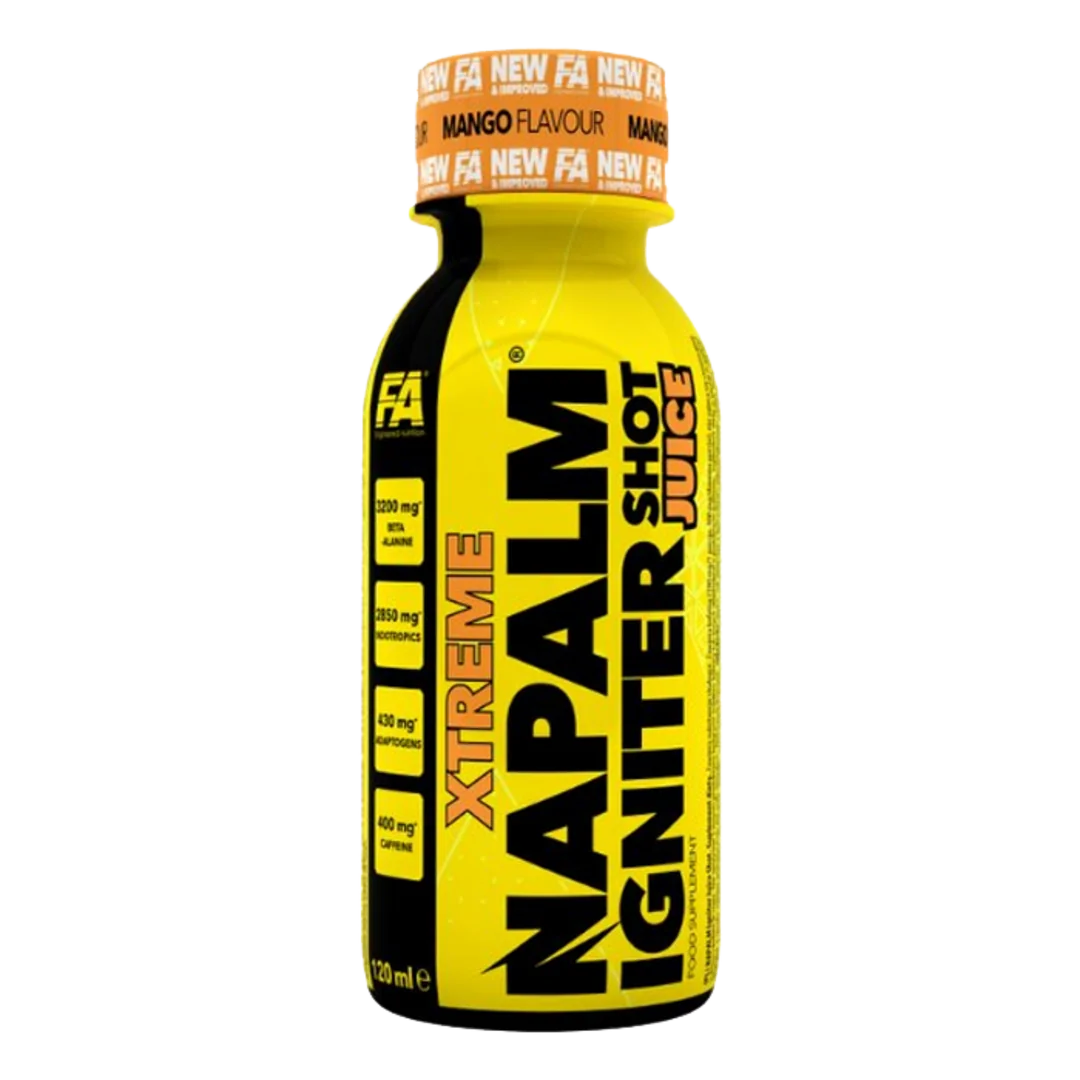 Fitness Authority XTREME Napalm Igniter shot JUICED 120ml - mango