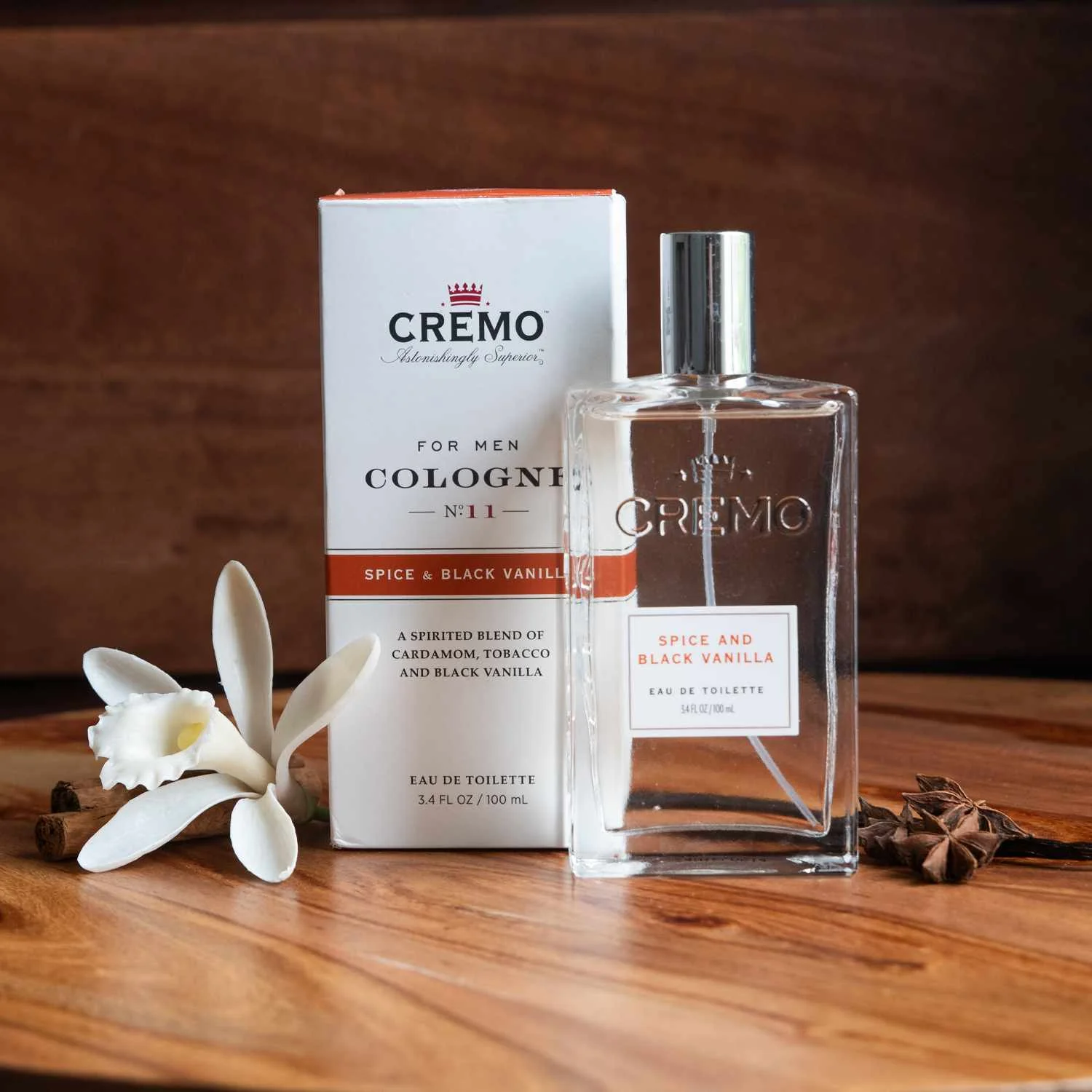 Cremo Spice & Black Vanilla toaletní voda pro muže 100 ml