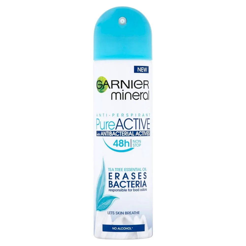 Garnier Mineral Pure Active Antiperspirant sprej 150 ml