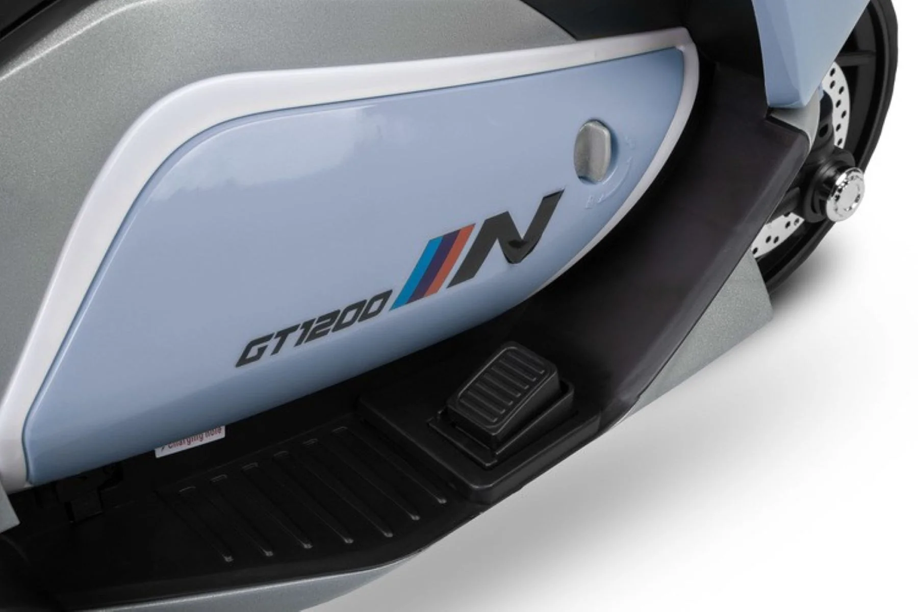 Toyz Elektrická tříkolová motorka pro děti – 2 motory, LED, USB, modrá