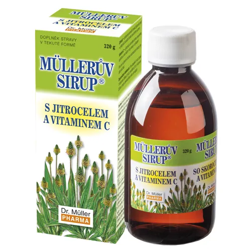 Dr. Müller Müllerův sirup s jitrocelem a vitaminem C 320 g