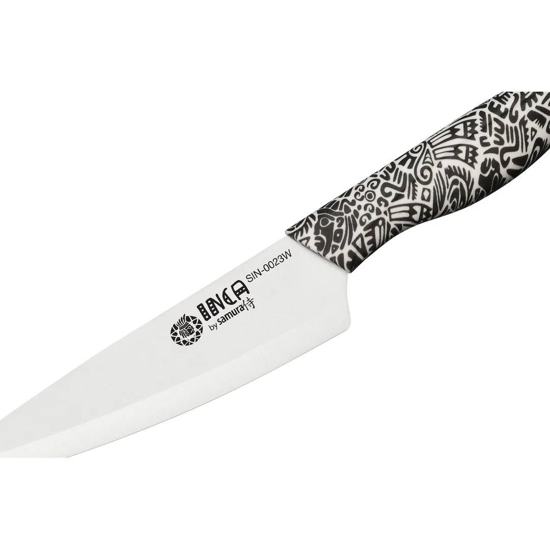 Samura INCA Univerzální keramický nůž 15,5 cm s čepelí z bílé zirkonie (SIN-023W)