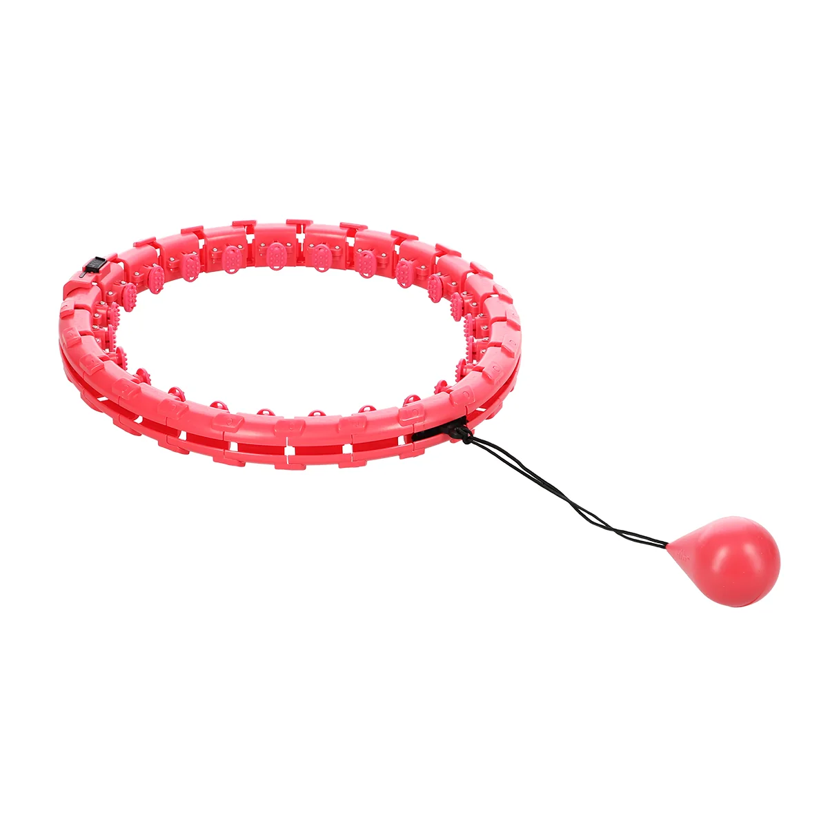 HMS Masážní hula hoop FH01 se závažím červená