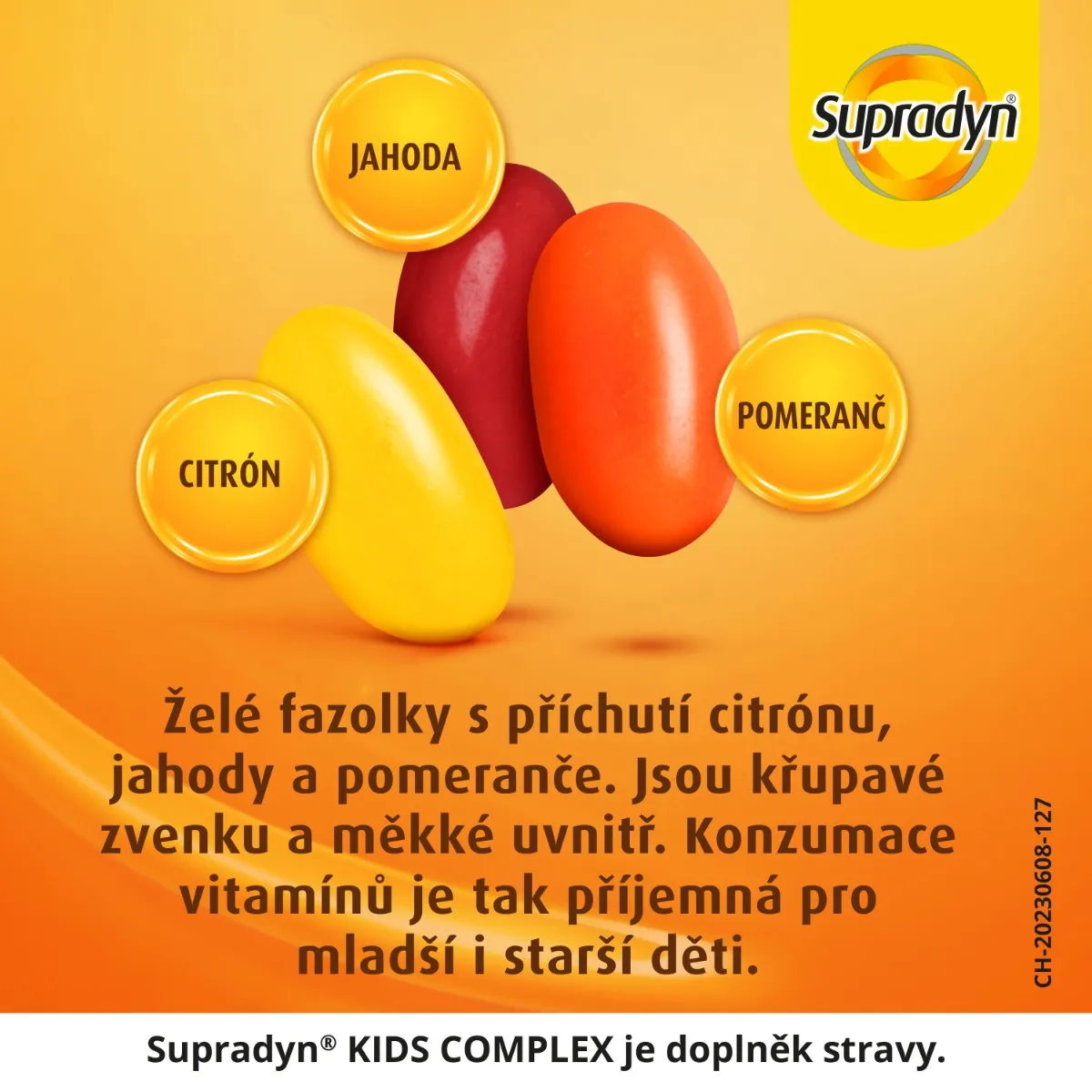 Supradyn Kids Complex želé fazolky 60 ks