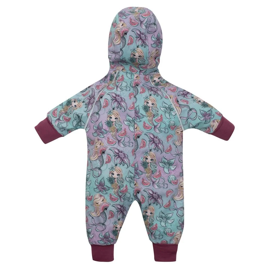 New Baby Softshellový kojenecký overal Mořské panny, vel. 74 (6-9m)