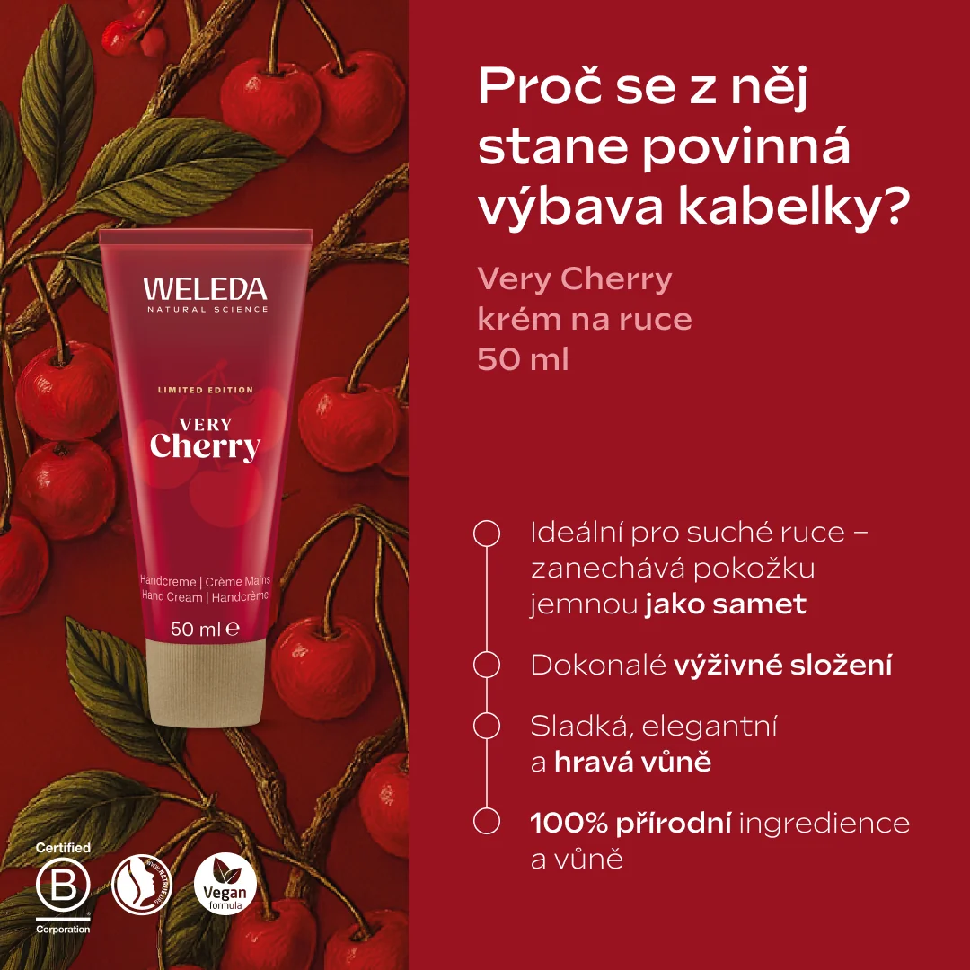 Weleda Very Very Cherry dárkový set 3 ks