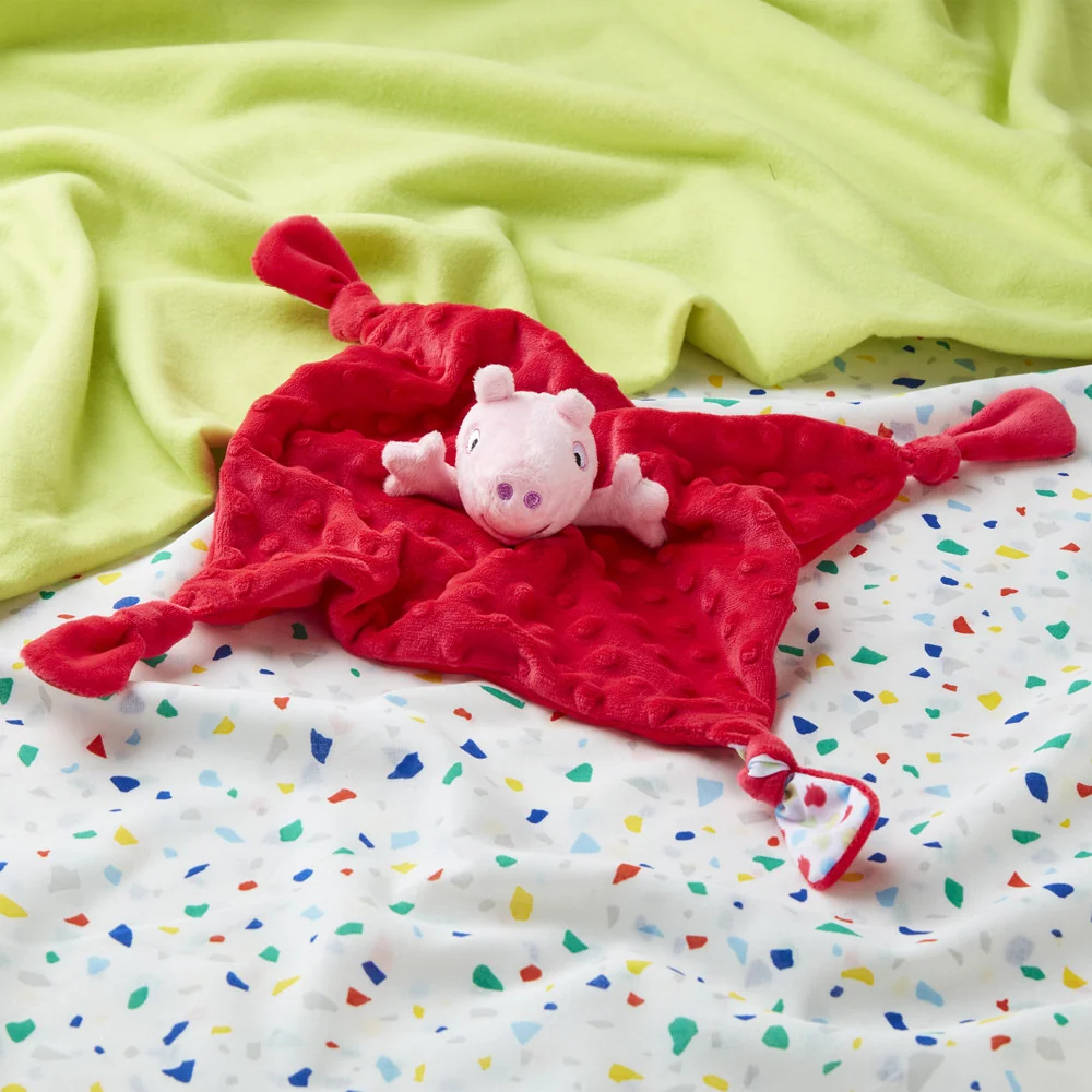 Peppa Pig Mazlík, přítulníček pro miminka , 17x14cm, červená