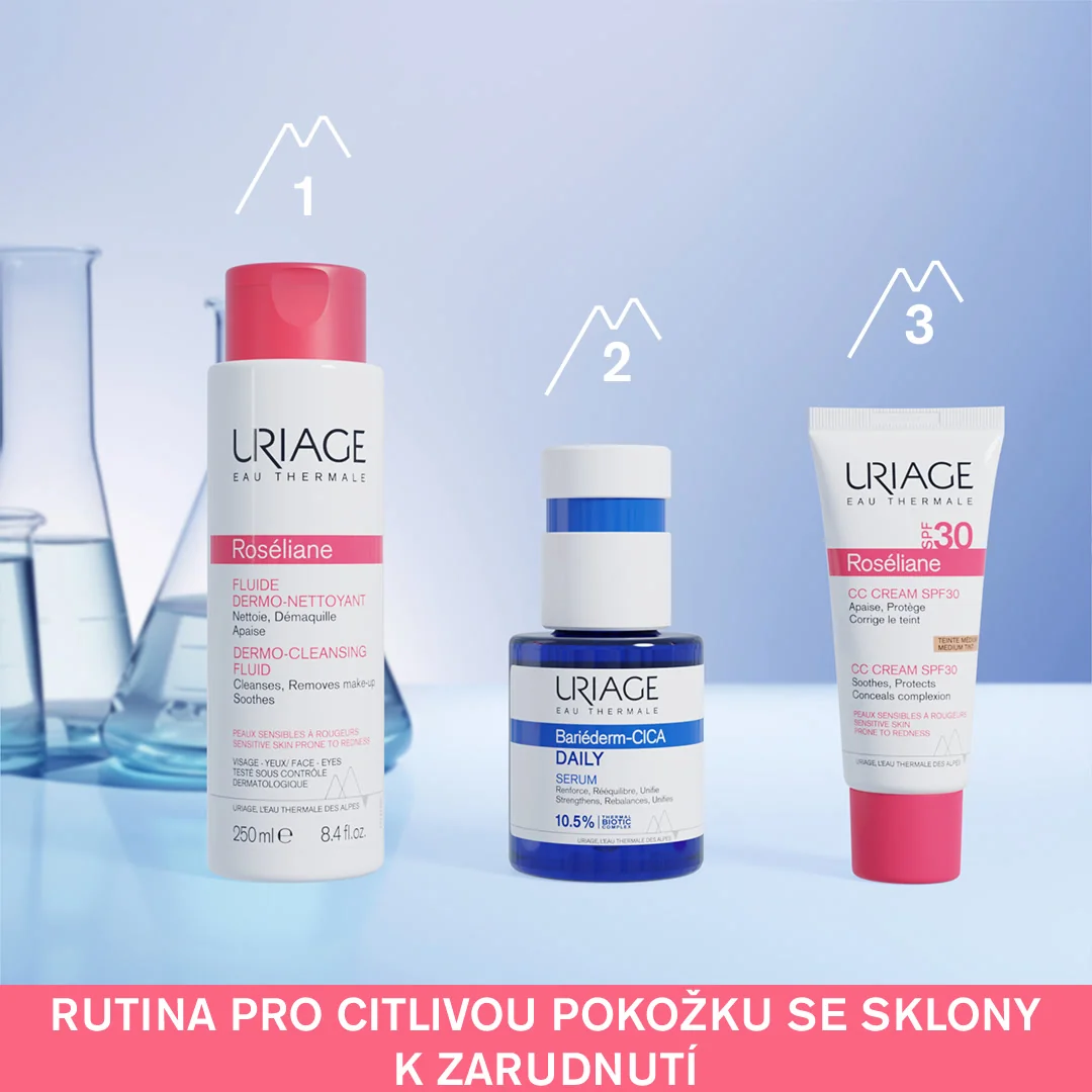 Uriage Roséliane CC Tónovaný krém pro citlivou pleť se sklonem k zčervenání SPF30 40 ml
