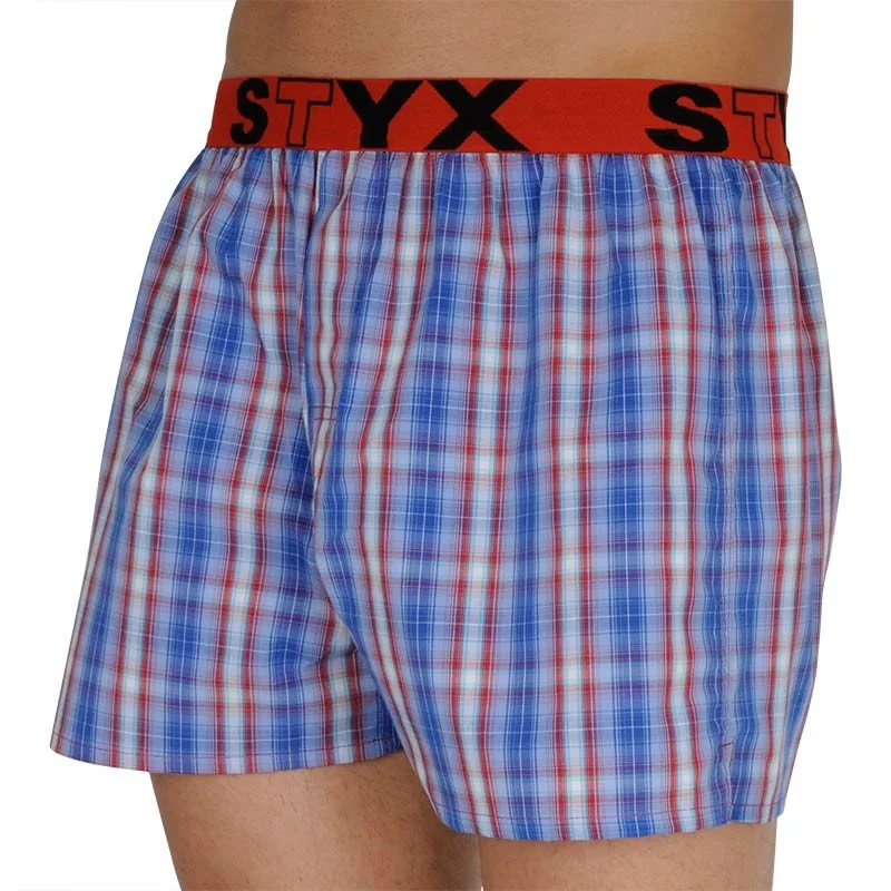 Styx Pánské trenky sportovní guma vícebarevné (B110) S