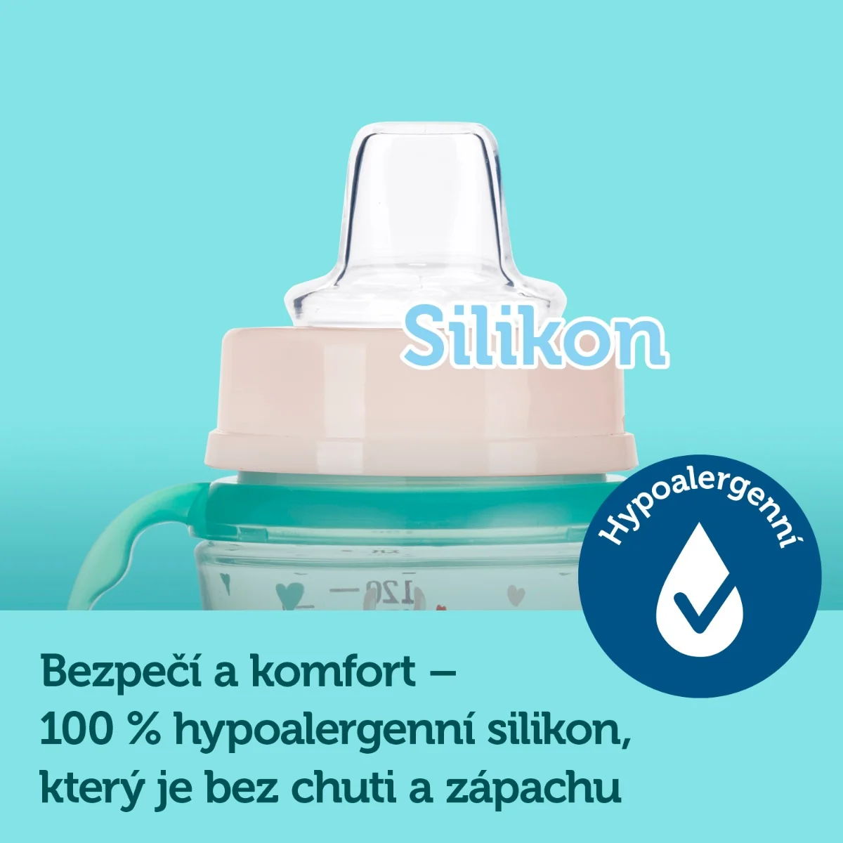 Canpol babies Tréninkový hrníček 240 ml růžový