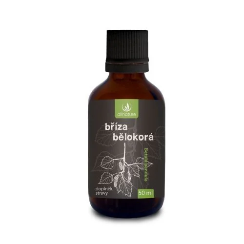 Allnature Bříza bělokorá bylinné kapky 50 ml