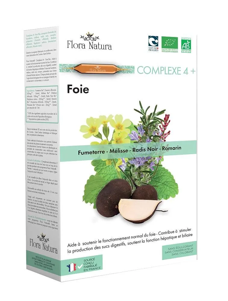 Flora Natura Complex 4 Játra + zemědým BIO 20x15 ml