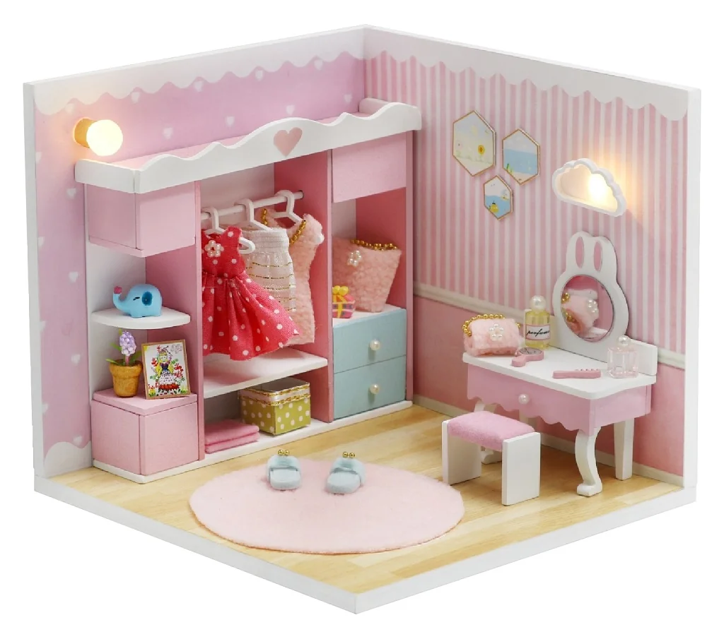 2Kids Toys Miniatura domečku Roztomilá šatna