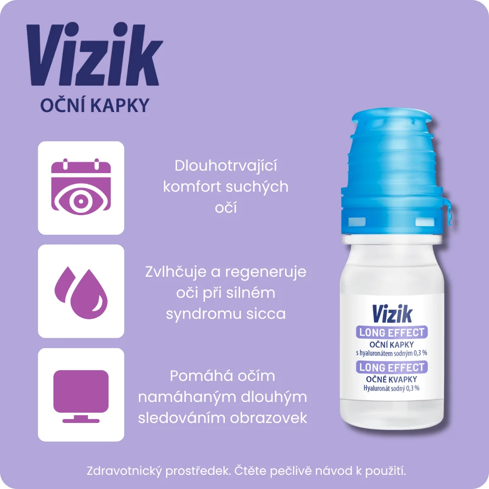 Vizik Long Effect oční kapky 10 ml