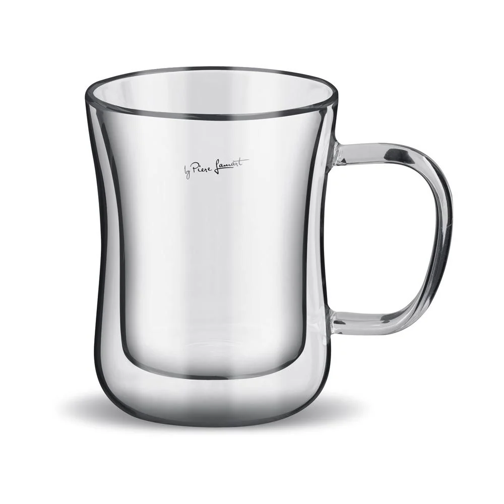 LAMART LT9033 Vaso sklenice latte 400 ml 2 ks