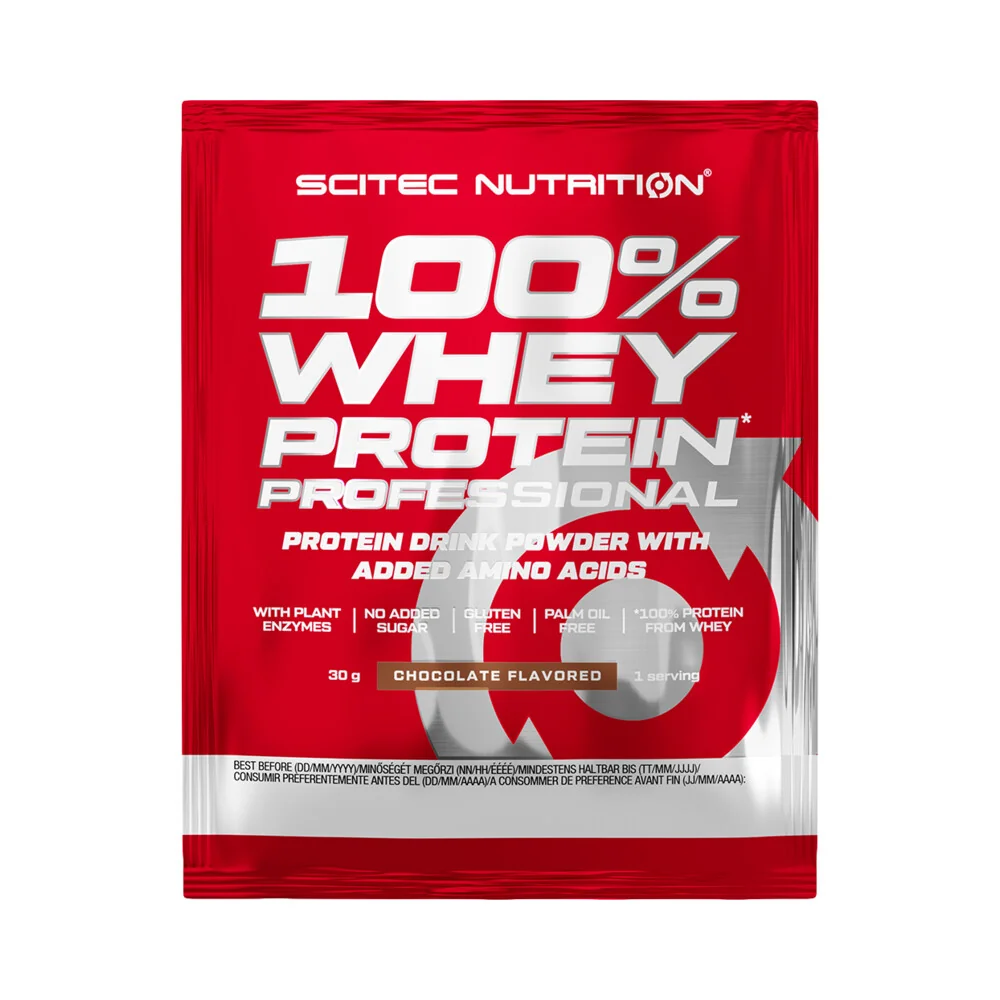 Scitec Nutrition 100% Whey Protein Professional 30g - banán