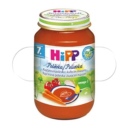 HIPP BABY MENU BIO Polévka rajčatová s kuřecím masem 190g
