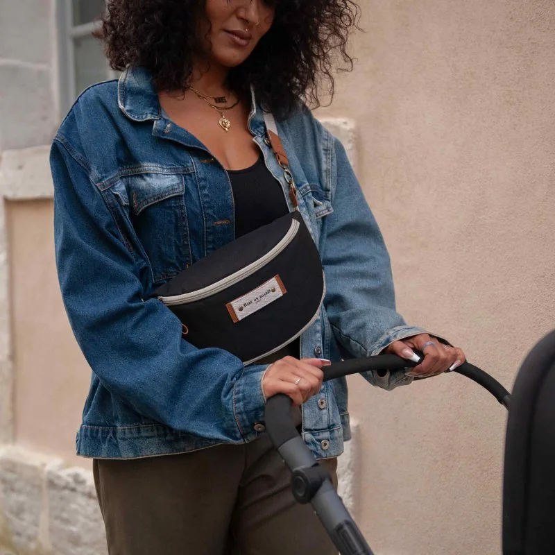 BABY ON BOARD přebalovací Crossbody taška Armelle Black