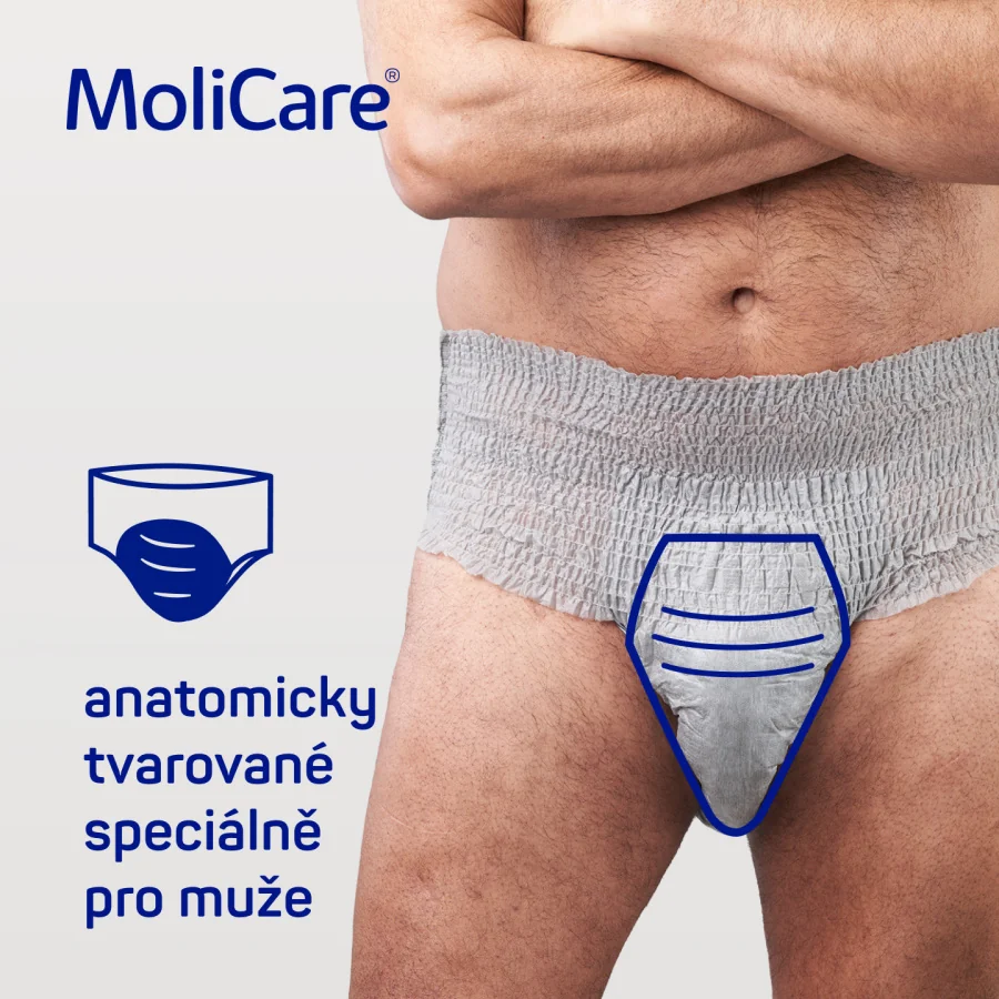 MoliCare Men Pants 7 kapek vel. L inkontinenční kalhotky 7 ks
