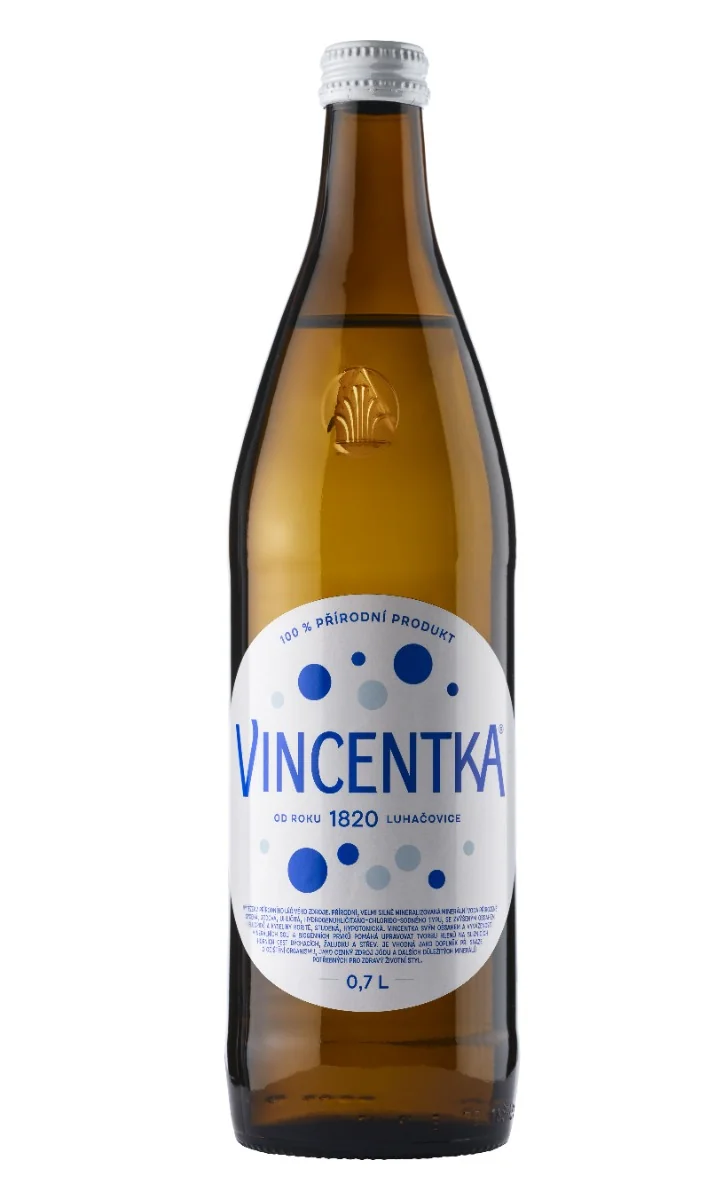 Vincentka přírodní minerální voda 0,7 l