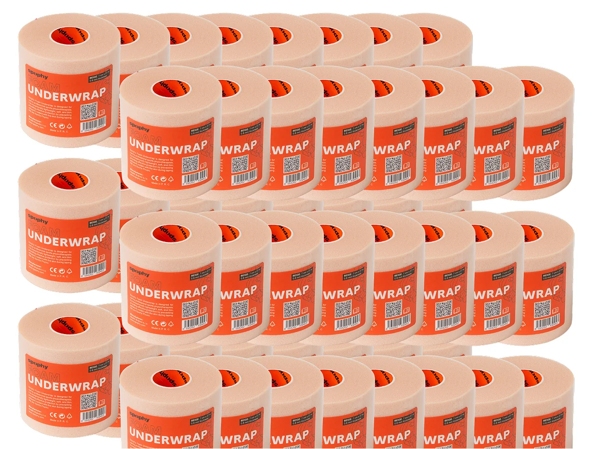 Spophy Foam Underwrap Beige, podtejpovací molitanová páska béžová 7cm x 27 m, 48 ks