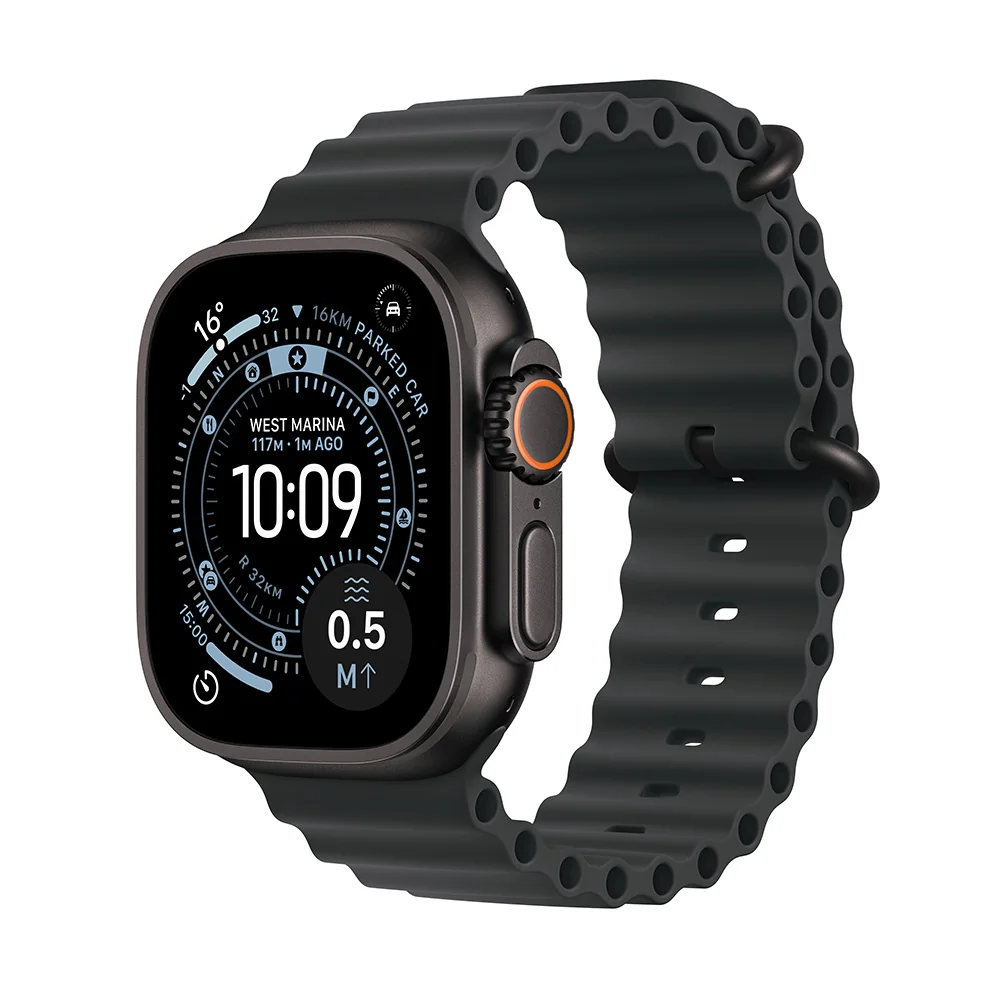 Apple Watch Ultra 3 Black Titan, Black Ocean chytré hodinky