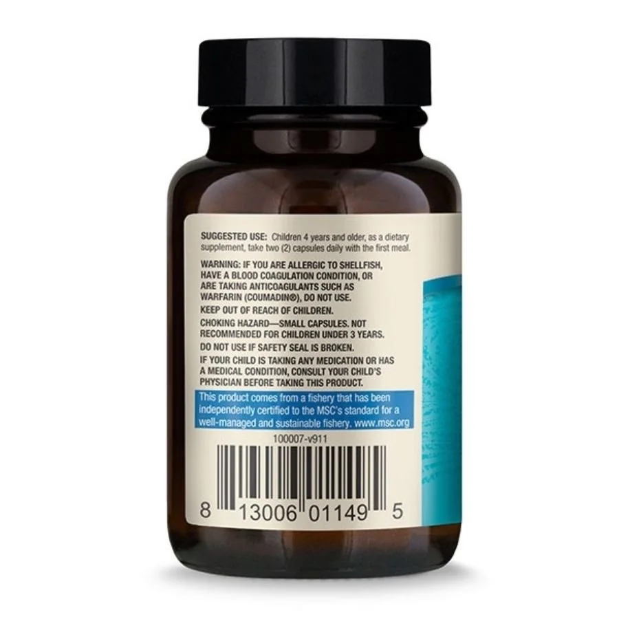 Dr. Mercola Krill olej pro děti 60 kapslí