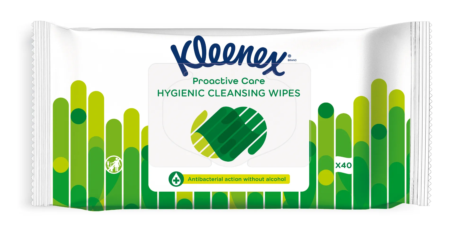 Kleenex Antibacterial Wet Wipes antibakteriální vlhčené ubrousky 40 ks