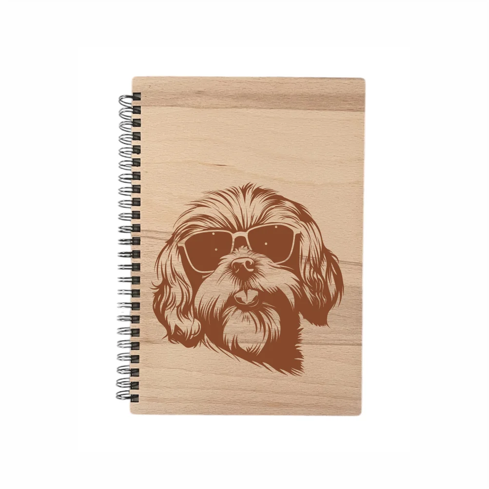 MA-NU Notýsek A5 brýle - linkovaný papír Shih-tzu