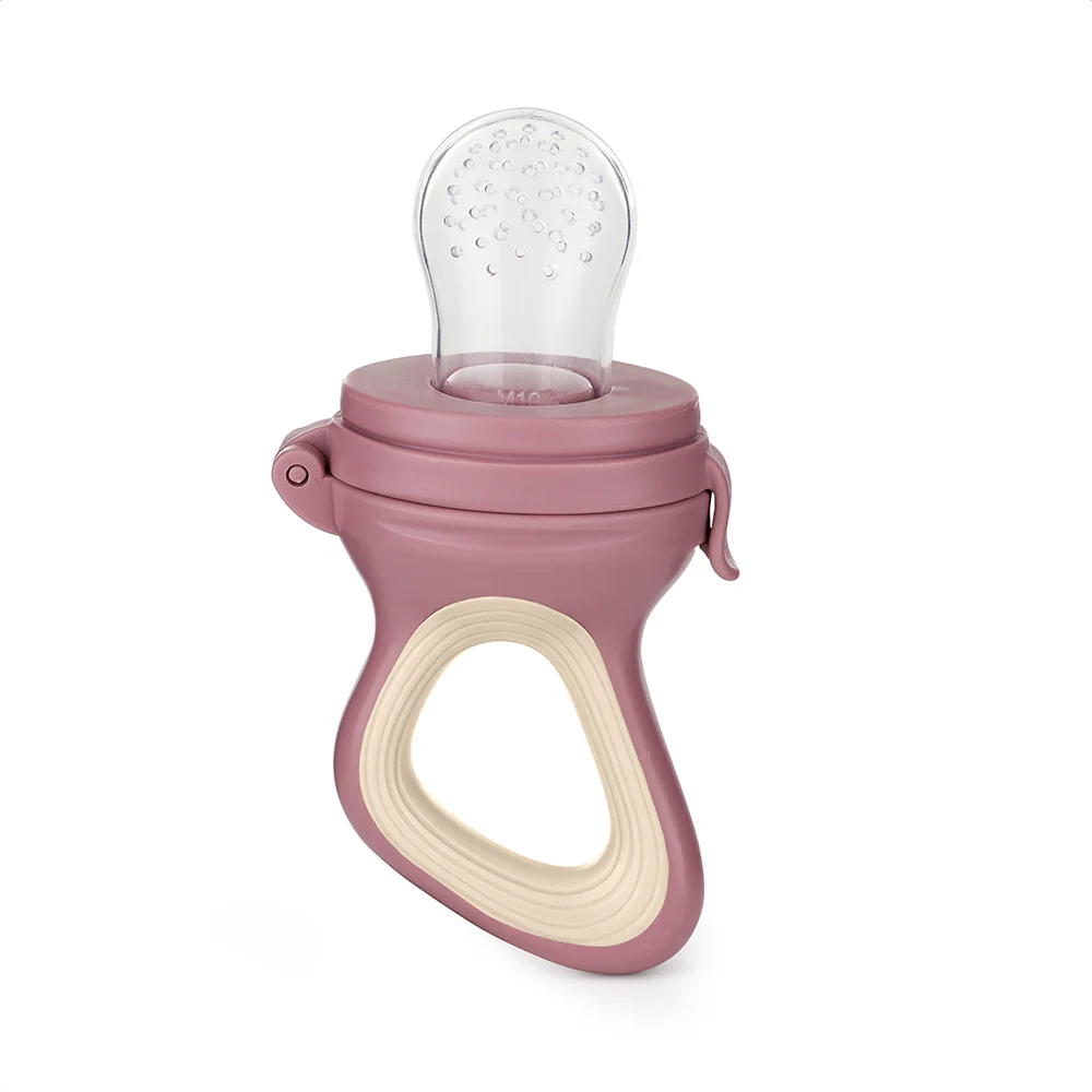 Petite&Mars Dudlík silikonový na krmení Fruzi 6m+ Rose&Sand