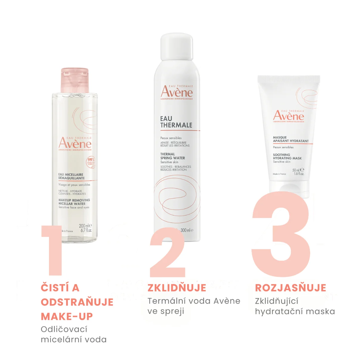 Avène Zklidňující hydratační maska 50 ml